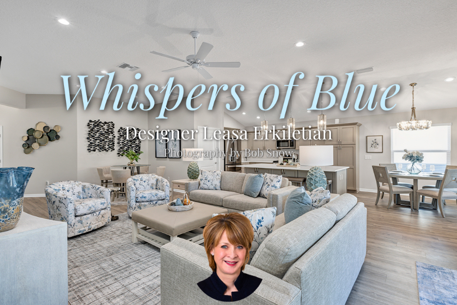Whispers of Blue by Leasa Erkiletian